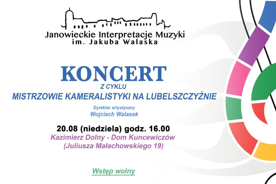 Koncert Janowieckich Interpretacji Muzycznych | Dom Kuncewiczów