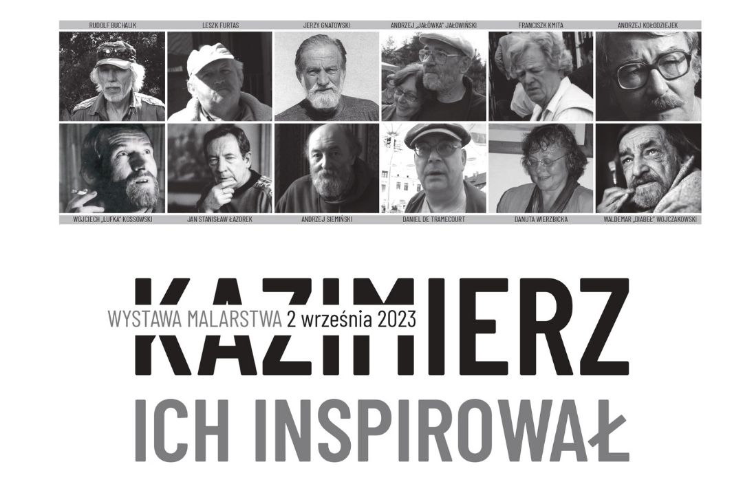 Wernisaż Wystawy Malarstwa „Kazimierz Ich Inspirował” | 2 września 2023 r., godz. 12:00
