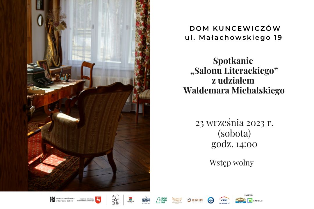 Spotkanie „Salonu Literackiego” z udziałem Waldemara Michalskiego | 23 września 2023 r., godz. 14:00