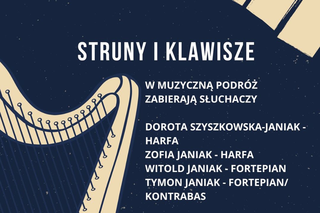Koncert „Struny i klawisze” w Domu Kuncewiczów | 14 lipca 2024 r., godz. 16:00