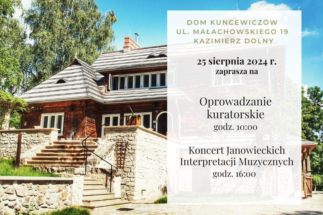 Niedziela w Domu Kuncewiczów | 25 sierpnia 2024 r.