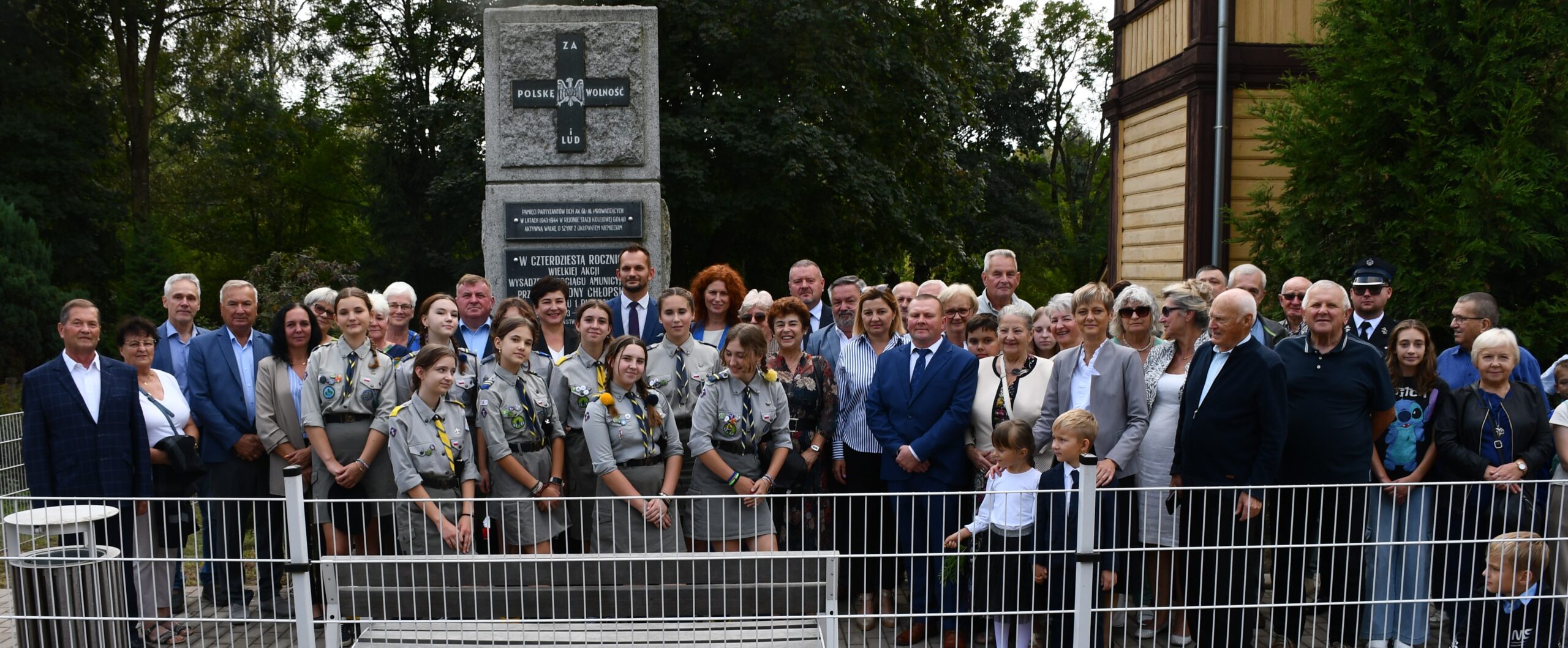 81. rocznica wysadzenia niemieckiego pociągu amunicyjnego pod Gołębiem – uroczystości upamiętniające