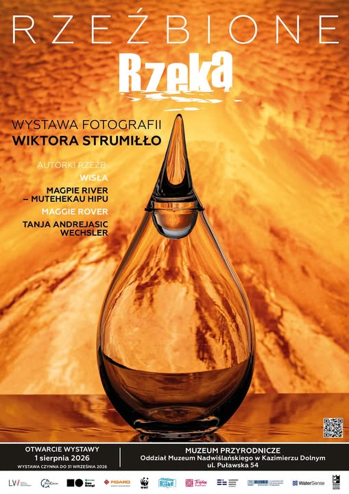 ,,Rzeźbione Rzeką”- wystawa fotografii Wiktora Strumiłło.